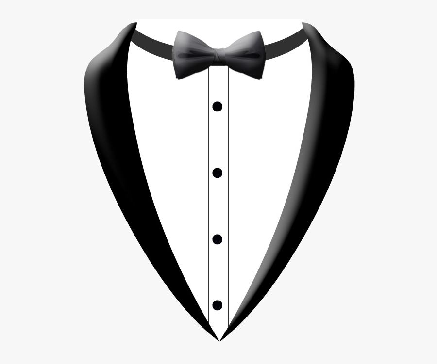 Prom Tuxedo Bride Silhouette Clip Art - Black Tie Silhouette Png, Transparent Clipart