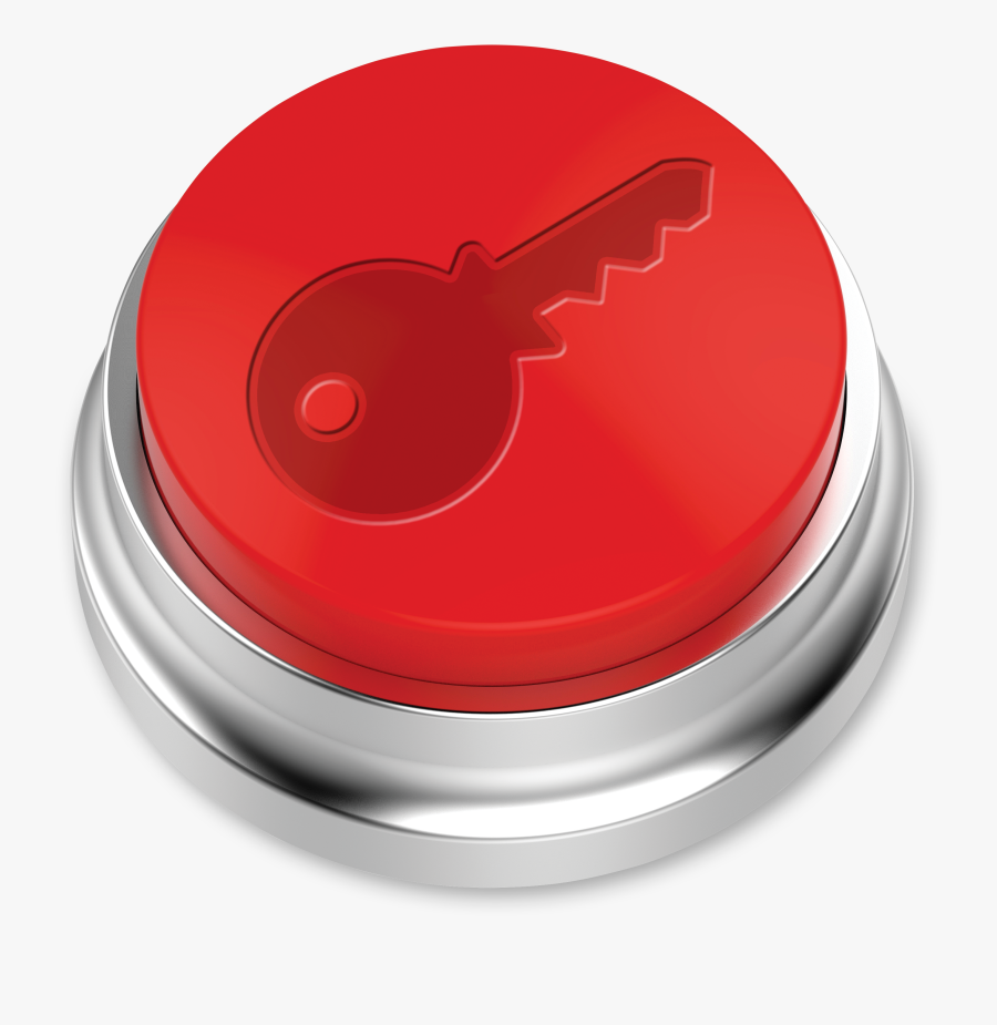 Red Button Clipart , Png Download - Transparent Background Button Clipart, Transparent Clipart
