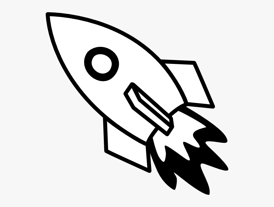 Acorn - Clip - Art - Black - And - White - Rocket Clipart Black And White, Transparent Clipart