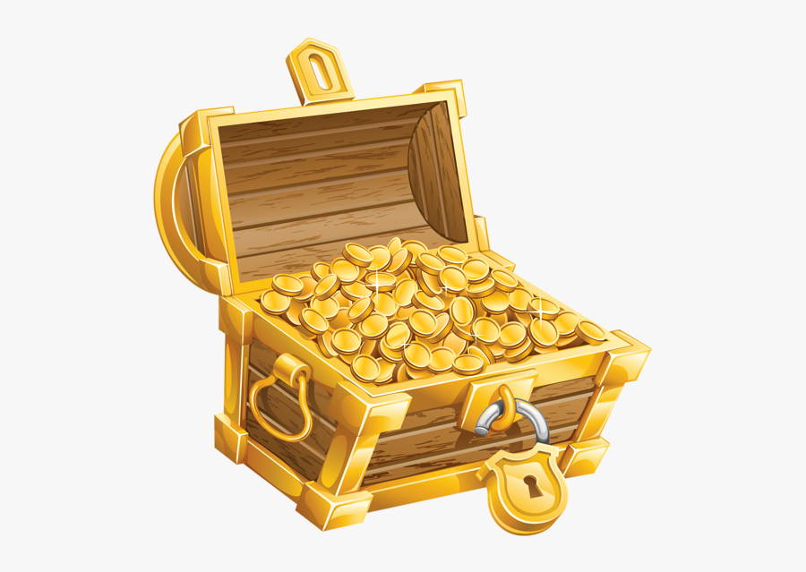 Pirate Clipart Coin - Pirate Treasure Chest Png, Transparent Clipart