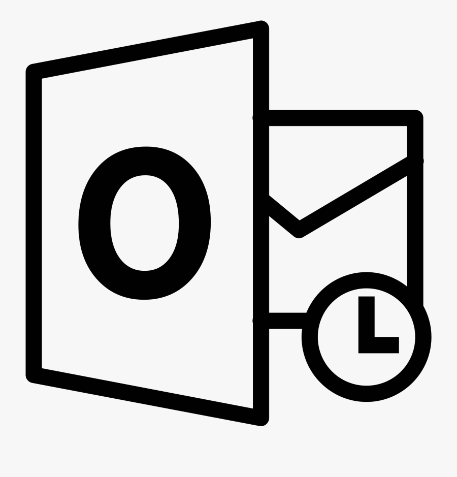 microsoft outlook icon microsoft word logo black and white free transparent clipart clipartkey microsoft outlook icon microsoft word