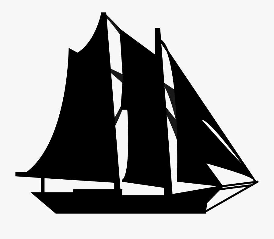 Sailboat Clipart Schooner - Schooner Svg, Transparent Clipart