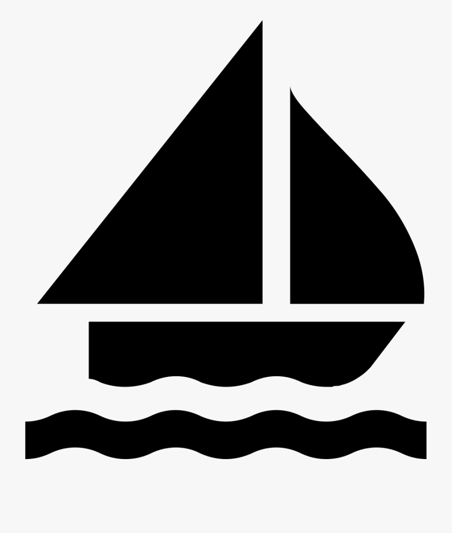 Boat Silhouette Clip Art At Getdrawings - Sailing Boat Icon, Transparent Clipart