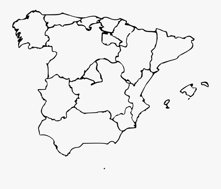 Thumb Image - Blank Regions Of Spain, Transparent Clipart