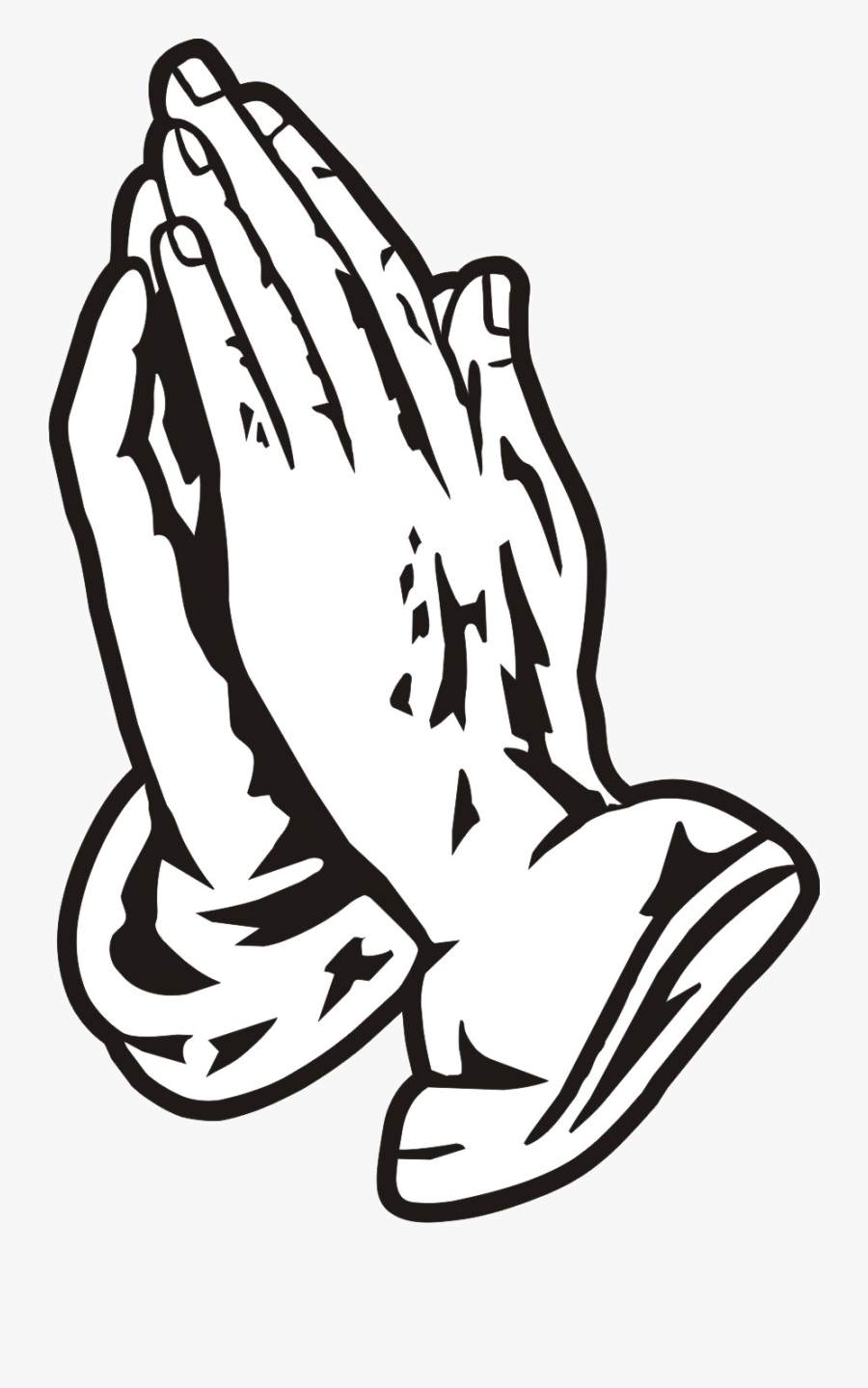 Praying Hands Black Clipart Free Images Transparent - Drake Praying Hands Drawing, Transparent Clipart