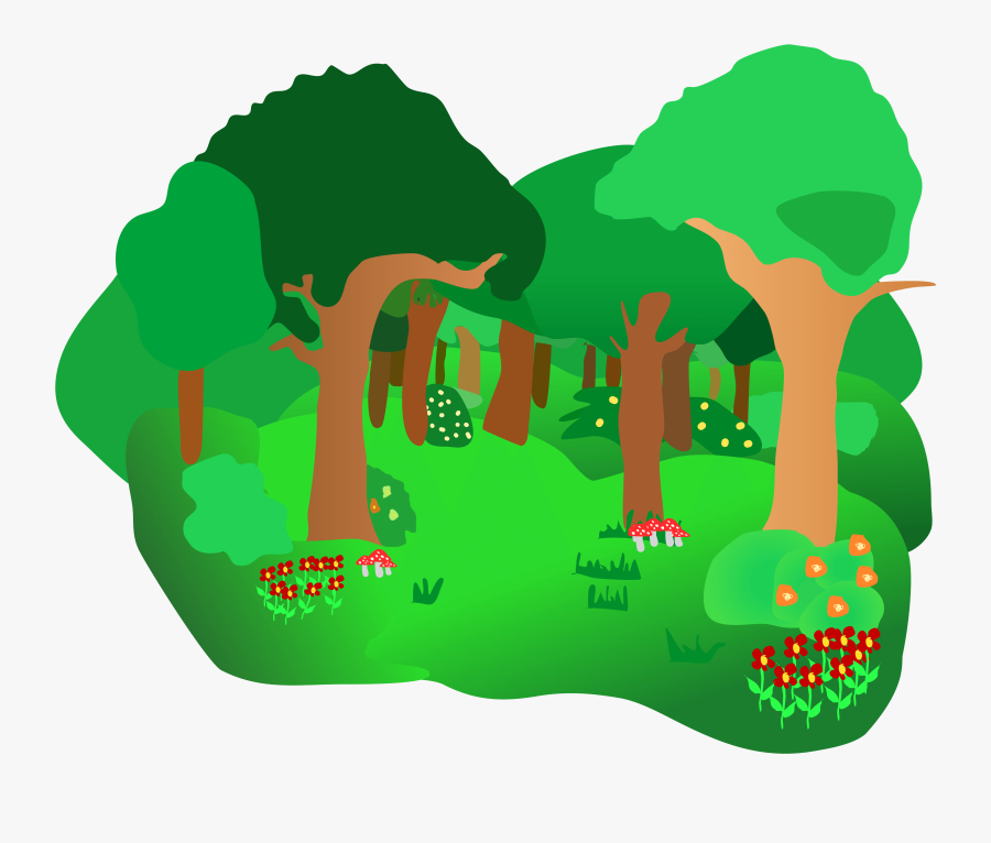 Forest Trees Clipart - Forest Clip Art, Transparent Clipart