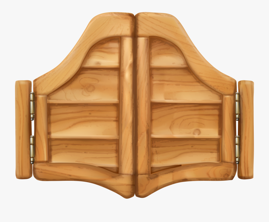 Western Saloon Door Png Clip Art - Porta Saloon Png, Transparent Clipart