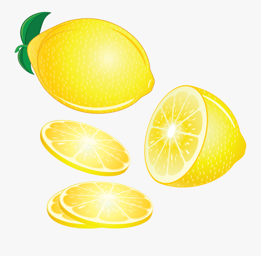 Lemons Clipart Yellow Vegetable - Cartoon Transparent Lemons, Transparent Clipart