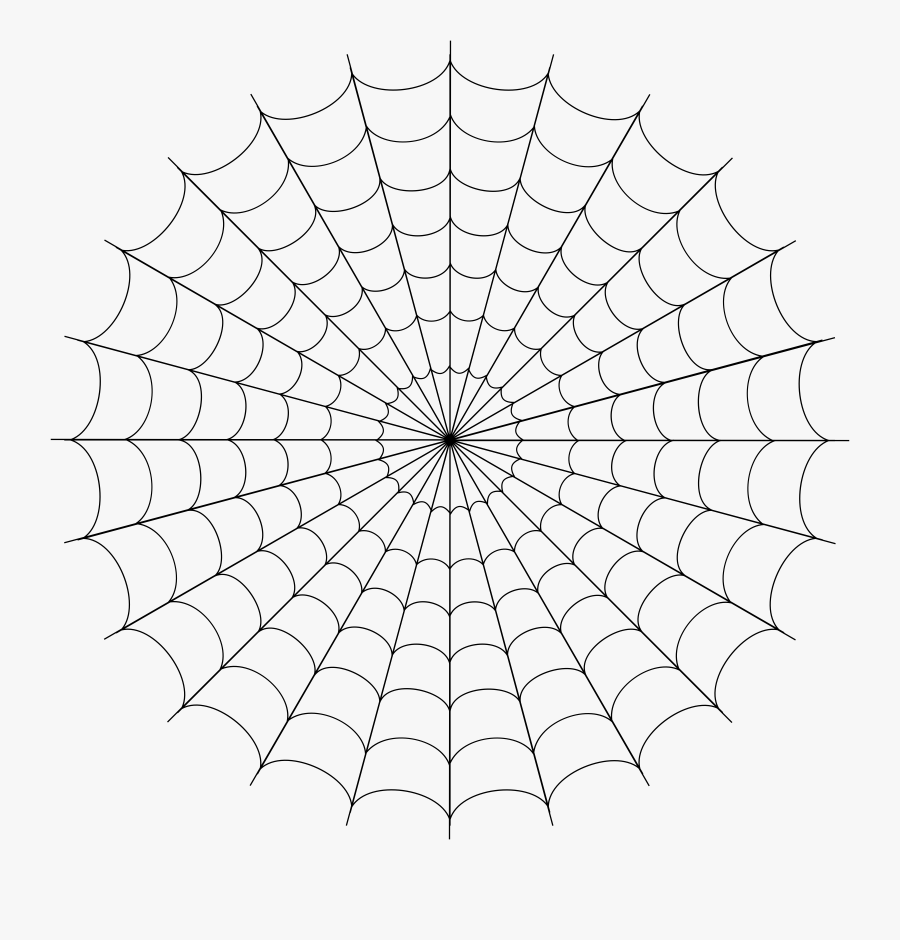 Spider Web Clipart 0 - Transparent Background Spider Web Png, Transparent Clipart