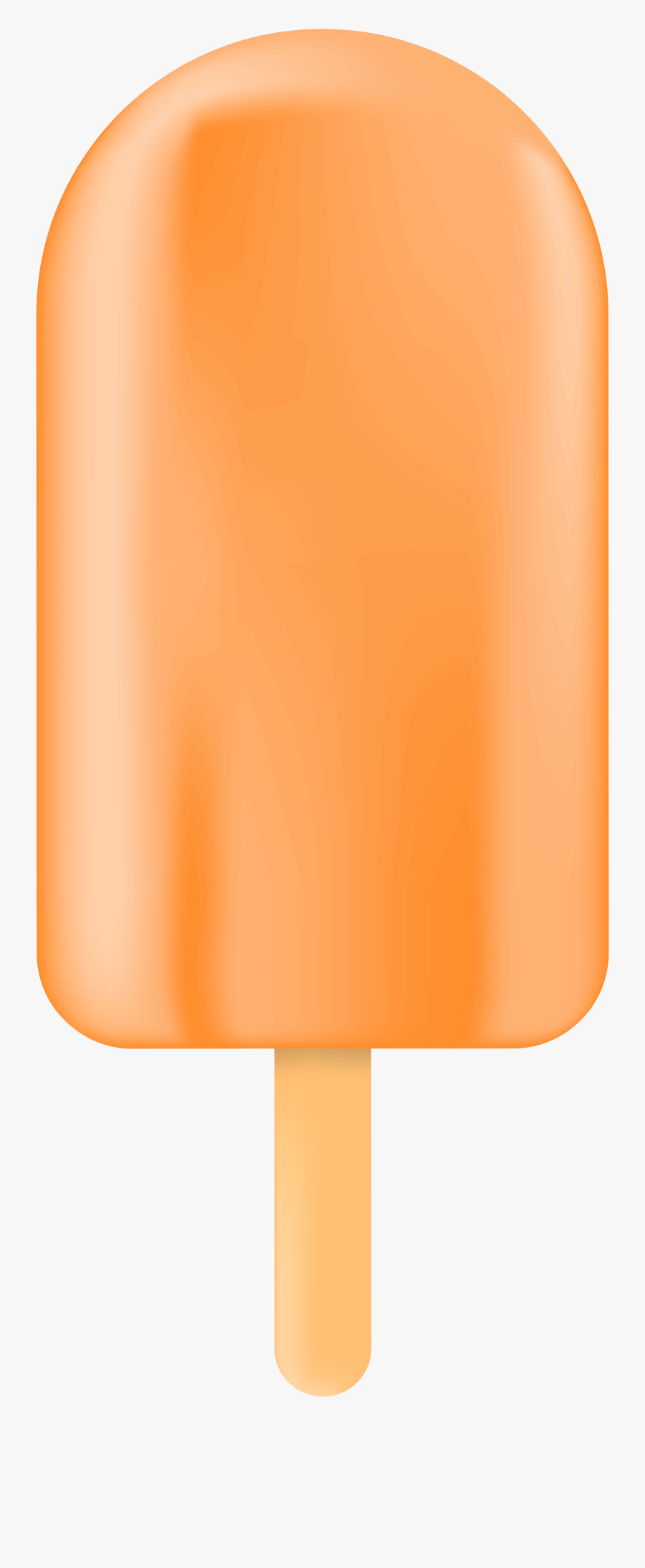 Orange,frozen Dessert,ice Pop,ice Cream Bar,material - Orange Bar Ice Creams Png, Transparent Clipart