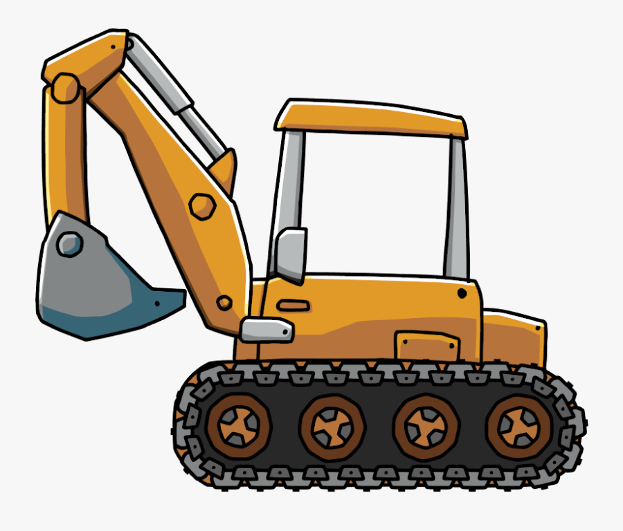 Backhoe Tractor Clipart 4 By Johnny - Clipart Backhoe, Transparent Clipart