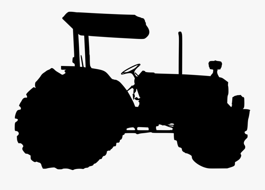 Tractor Png Images - Silhouette Tractor Png, Transparent Clipart