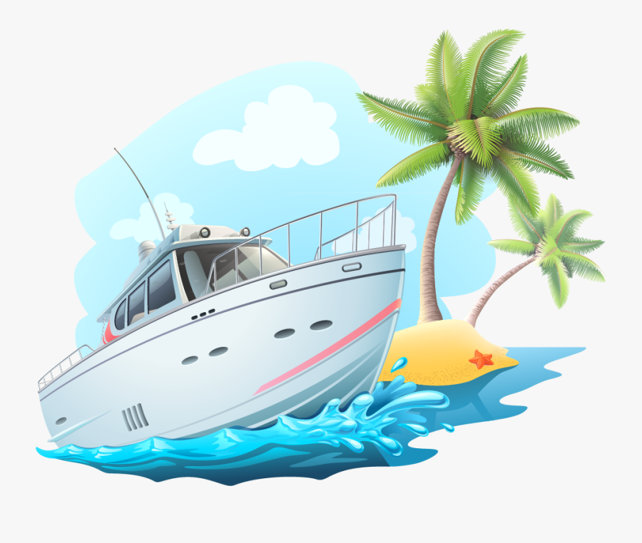 Transparent Sailboat Clipart - Yacht Vector Png , Free Transparent