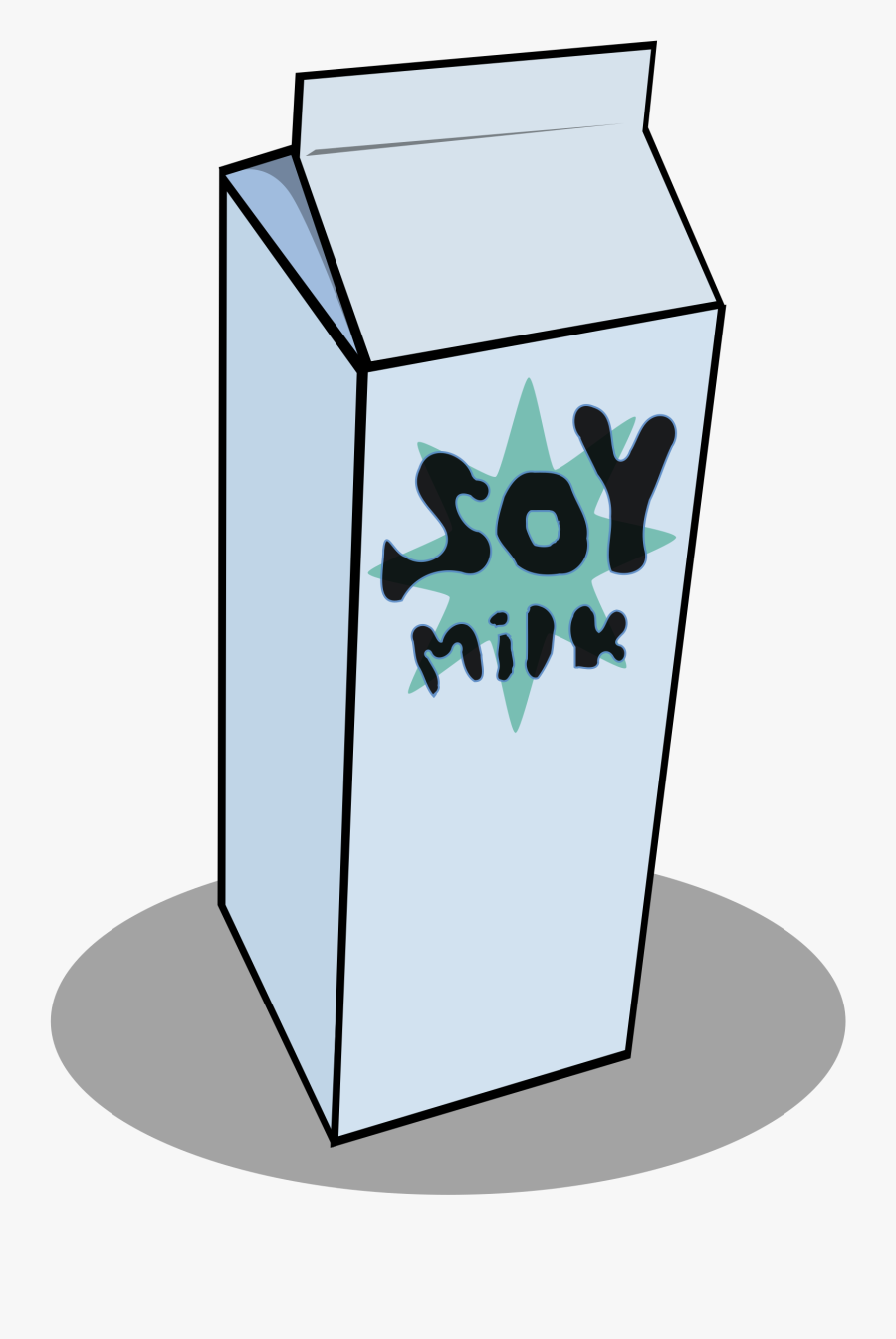 Logo,milk,soy Milk - Almond Milk Clip Art, Transparent Clipart