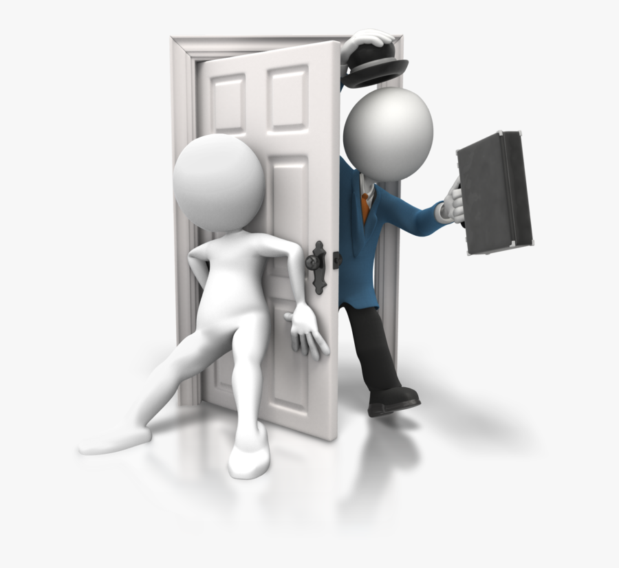 What Do You Think - Door To Door Sales Clip Art, Transparent Clipart