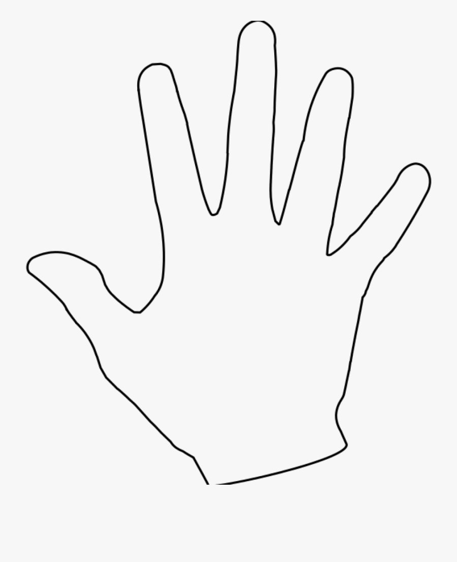 Hand Outline Clipart - Hand Svg , Free Transparent Clipart - ClipartKey