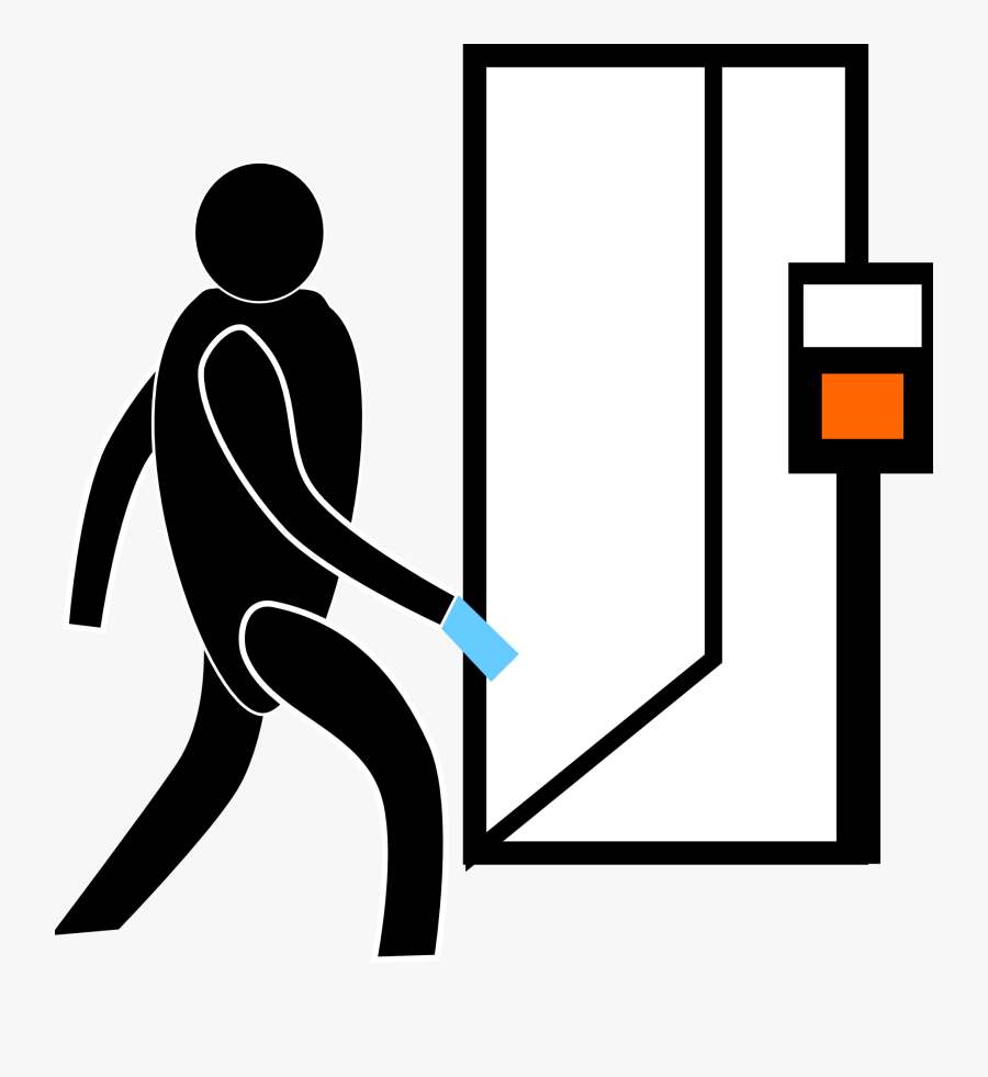Door, Entry, Man, Elevator - Entry Clipart, Transparent Clipart