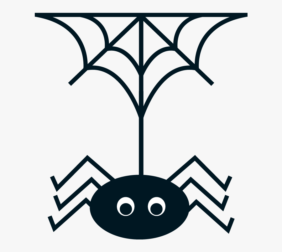 Halloween - Spbewitched08 - Minus - Spider Web Black - Halloween Spider Clipart, Transparent Clipart