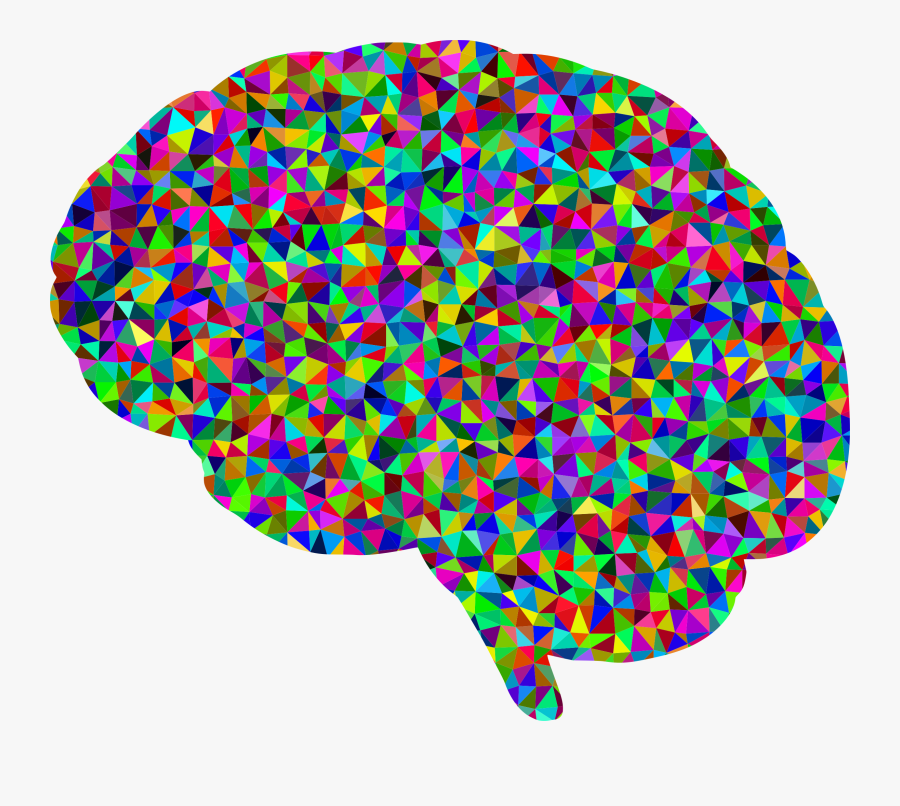 Psychology Clipart Cool Brain - Rainbow Thumbs Up Emoji, Transparent Clipart