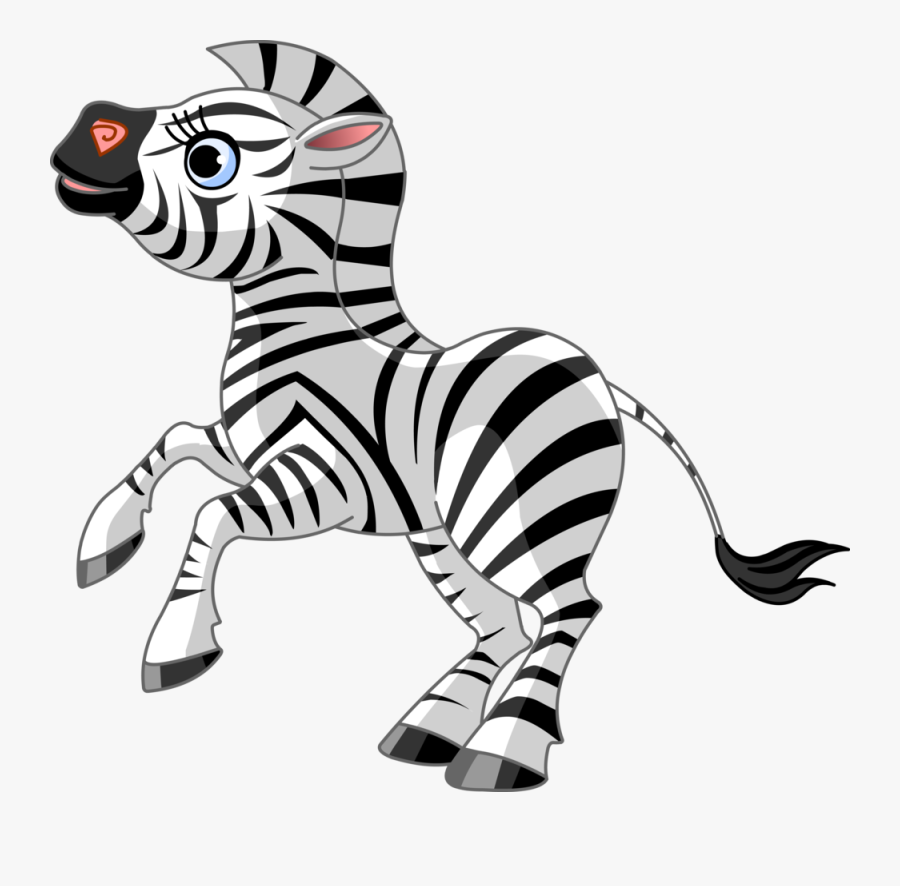 Blue Zebra Clipart - Zoo Animals Clip Art, Transparent Clipart