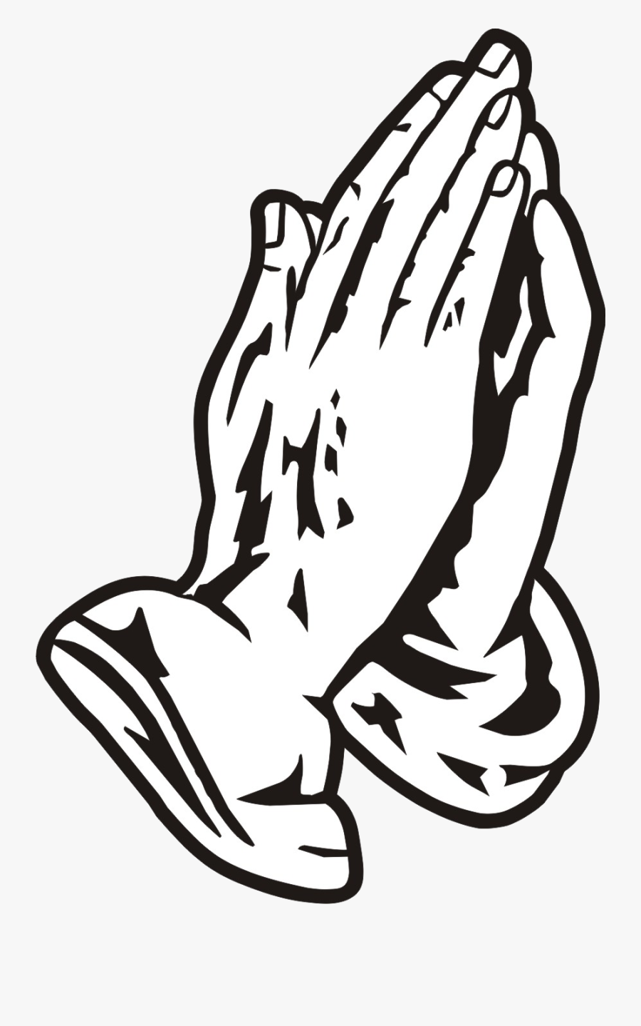 Praying Hands Hand Prayer Clipart Image Transparent - Prayer Hands Vector Png, Transparent Clipart