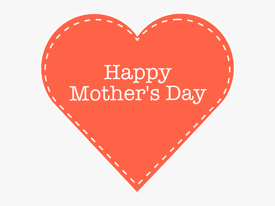 Mothers Day Image Clip Art For Free Mothers Day Pictures - Happy Mothers Day Heart, Transparent Clipart