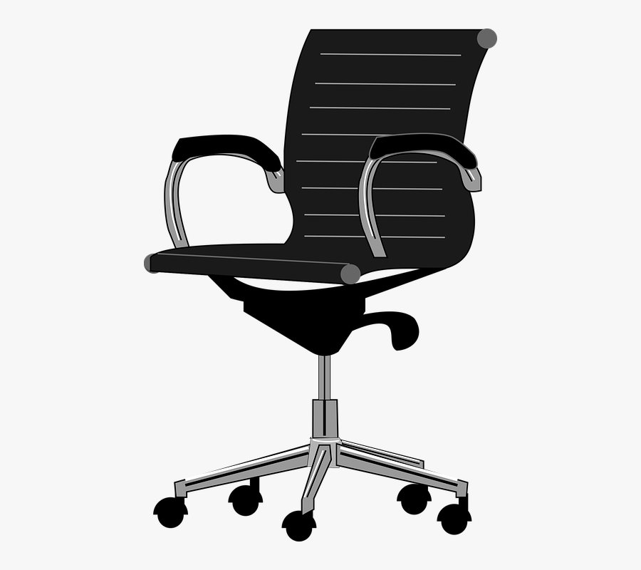 Business Chair Comfort Office Sit - Office Chair Vector Png, Transparent Clipart