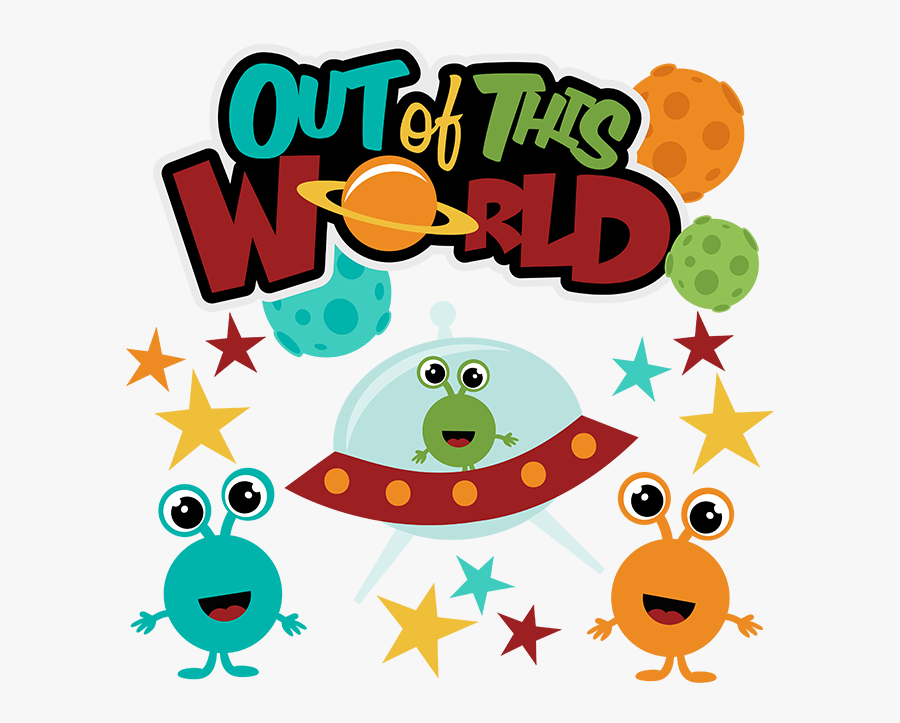 Out Of This World Svg Scrapbook Collection Svg Files - Out Of This World Alien, Transparent Clipart
