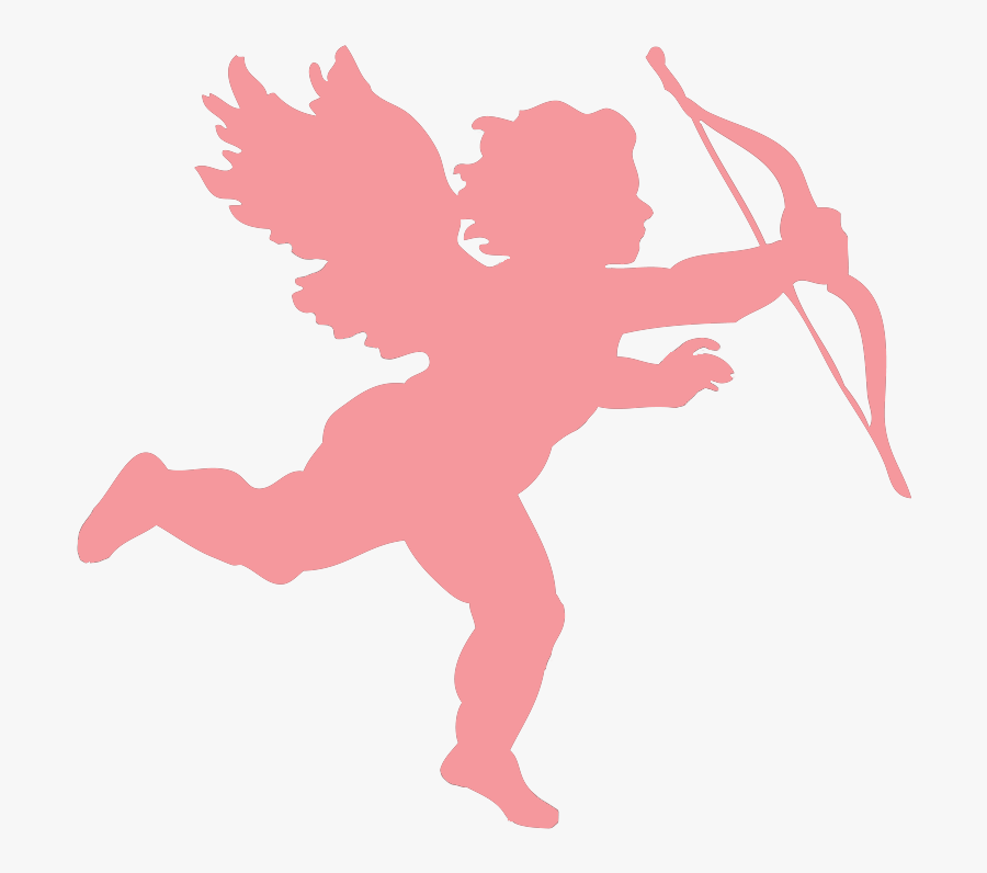 Pink Valentines Day Cupid - Cupid Valentines Day Png, Transparent Clipart