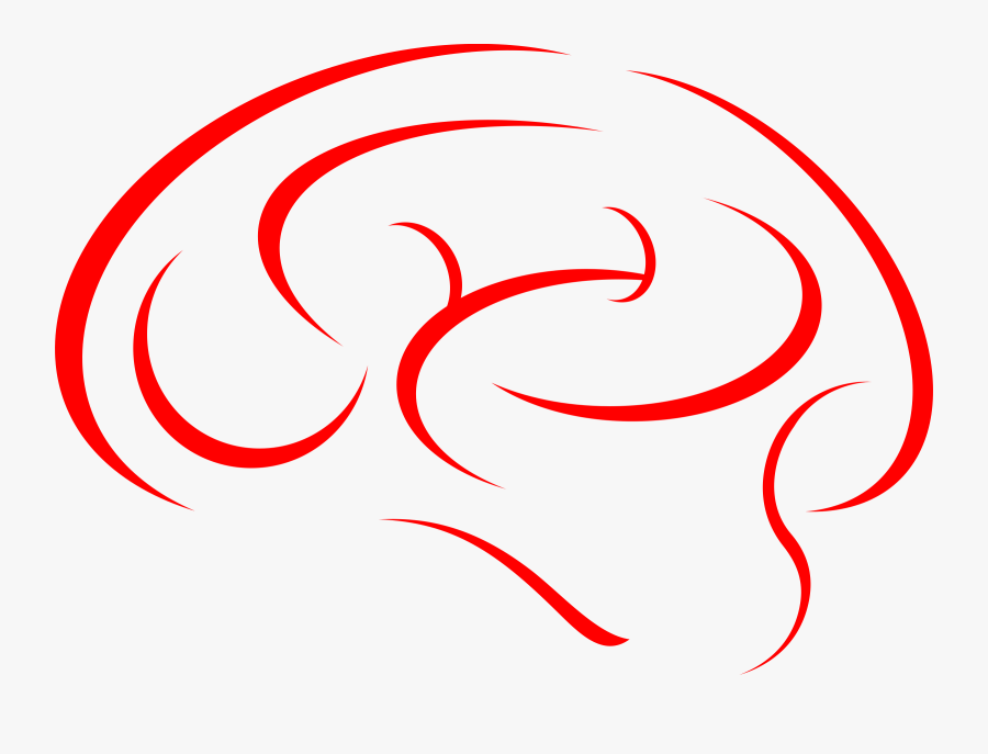 Brain In Red Icons Png - Clipart Brain, Transparent Clipart