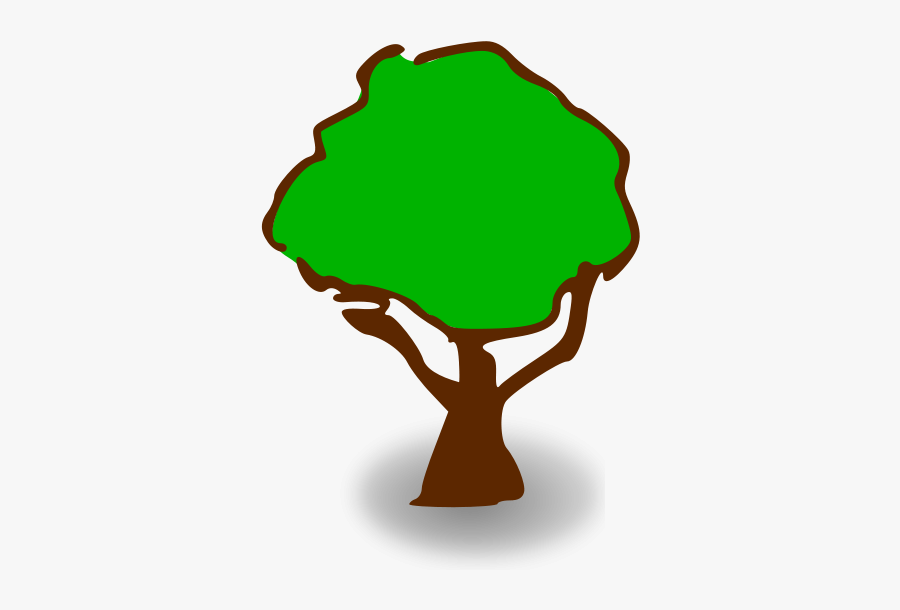 Transparent Forest Clipart Png - Cartoon Tree Logo No Back Ground, Transparent Clipart