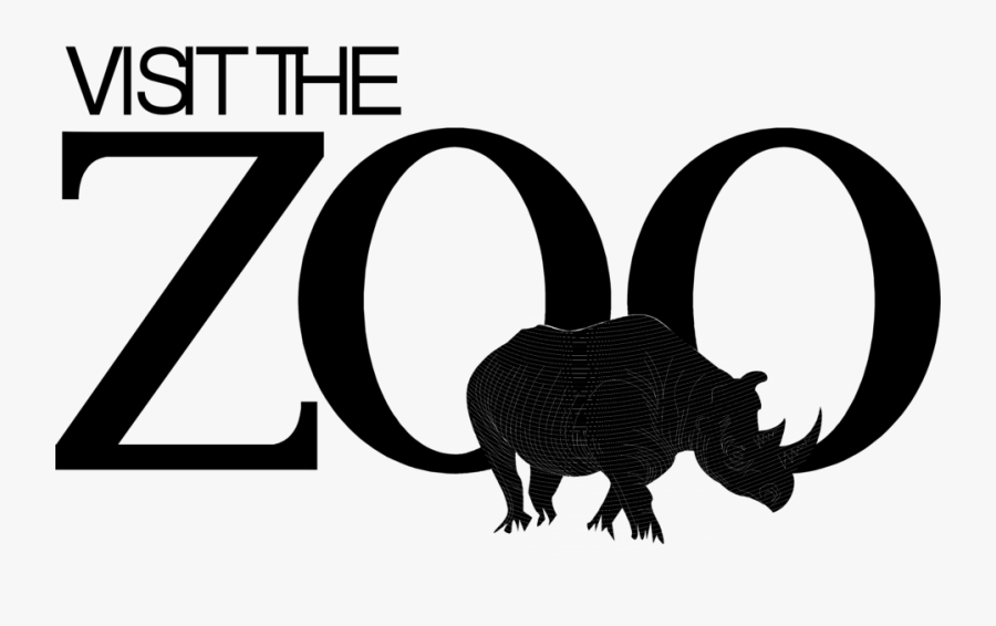 Free Stock Photos - Black And White Zoo Animal Clip Art, Transparent Clipart