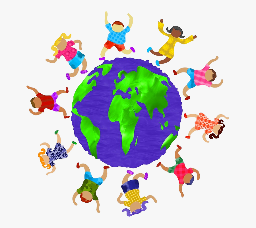 Santa Claus Translated - Children Dancing Around The World, Transparent Clipart