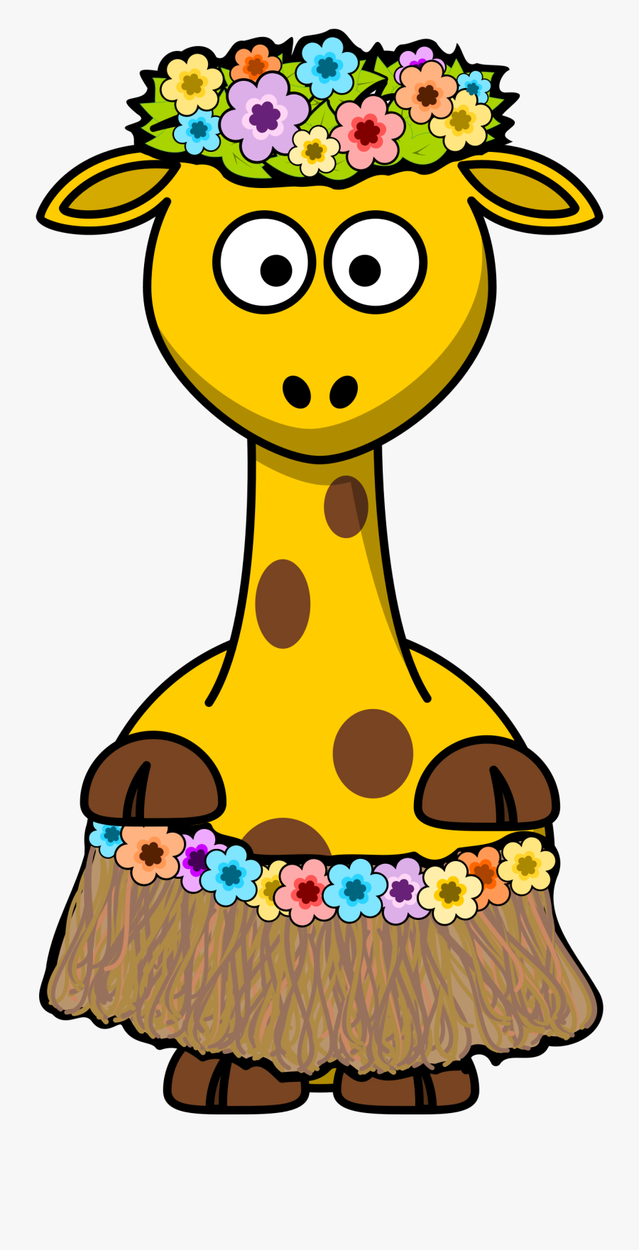 2013 December Colouringbook - Cartoon Giraffe, Transparent Clipart