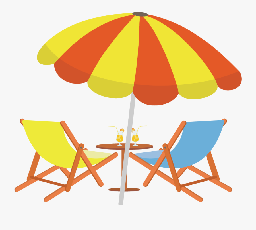 Sighting Drawing Beach Chair - Beach Chair And Umbrella Drawing, Transparent Clipart