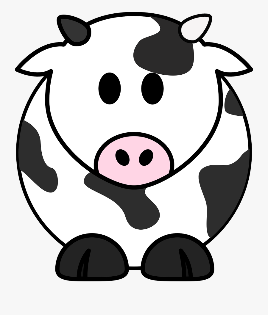 Free Vector Graphic - Cartoon Cow 2d, Transparent Clipart