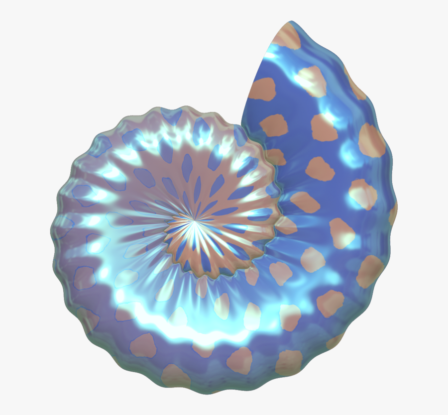 Blue Seashell Clipart Gallery - Sea Cartoon Transparent Shells, Transparent Clipart