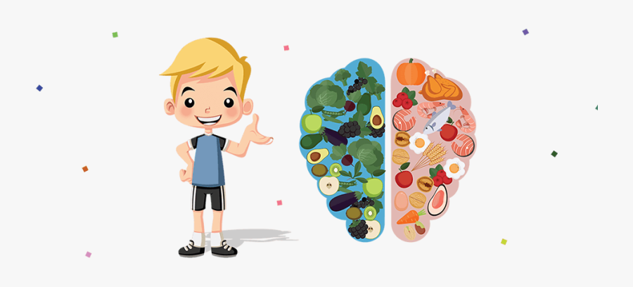 Brain"s Favourite Diet - Food To Brain Clipart, Transparent Clipart