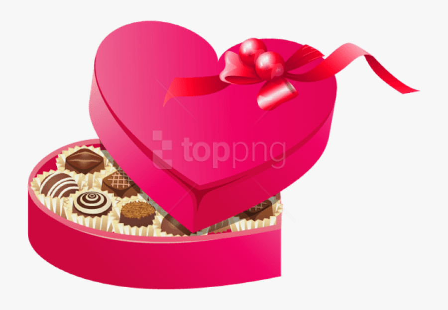 Valentines Day Chocolate Png, Transparent Clipart