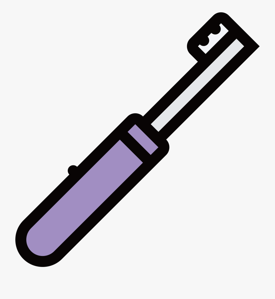 Electric Toothbrush Dentist Icon - Icon, Transparent Clipart