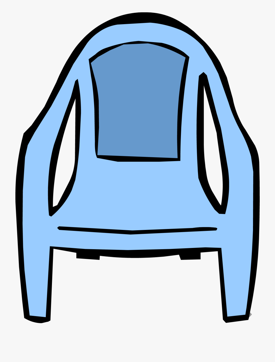 Blue Chair - Chair Id For Club Penguin, Transparent Clipart