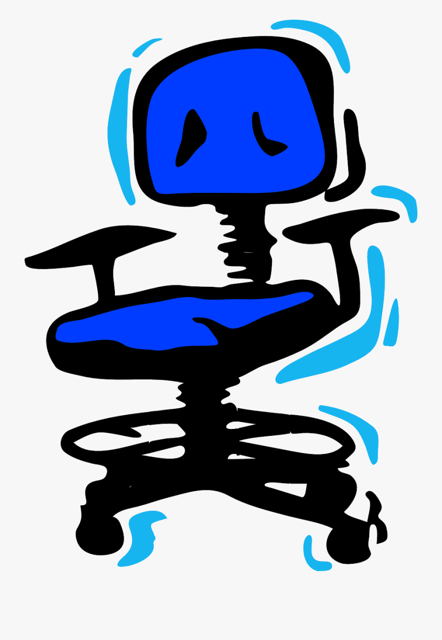 Business Chair Shaking Comic - Office Chair Clip Art, Transparent Clipart