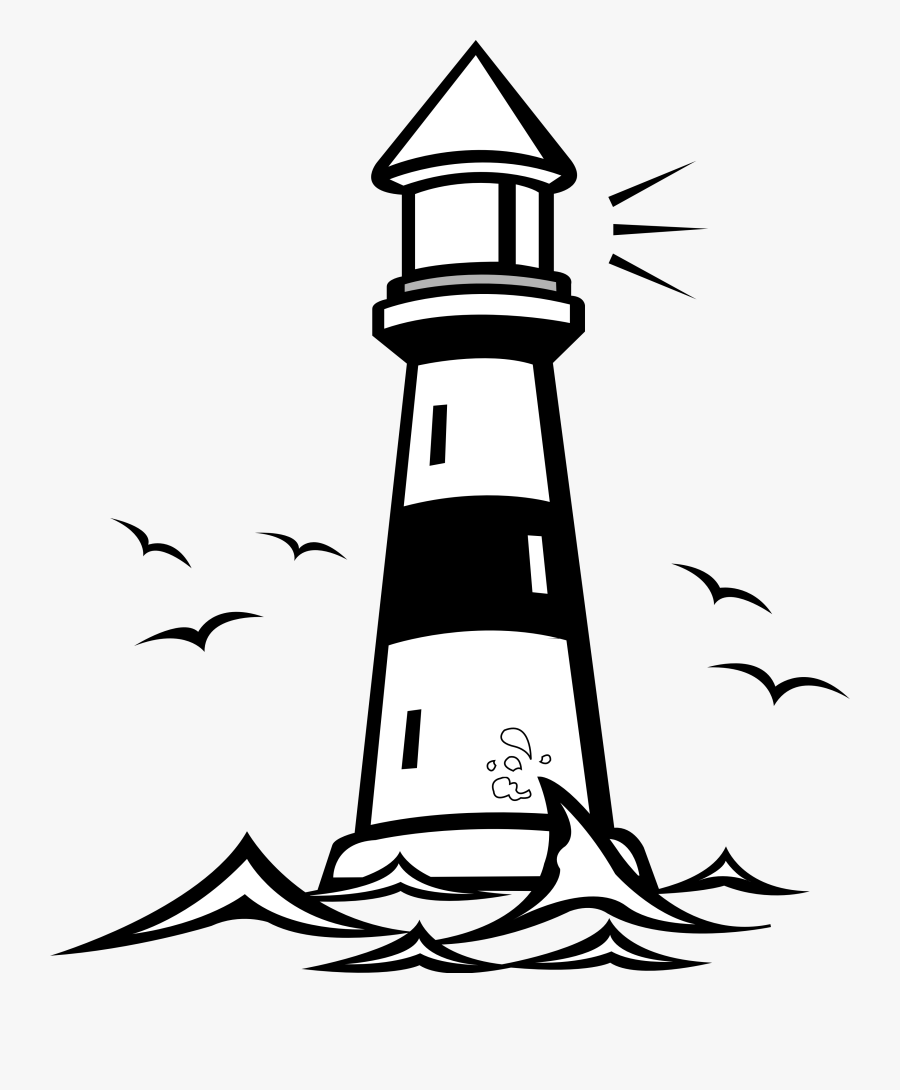 Lighthouse Clip Art Free Printable Free Clipart - Lighthouse Clipart Black And White, Transparent Clipart