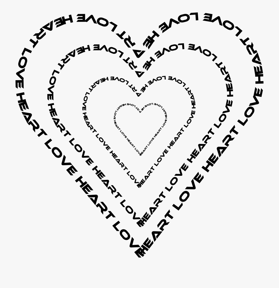 Valentine Heart Black And White , Free Transparent Clipart - ClipartKey