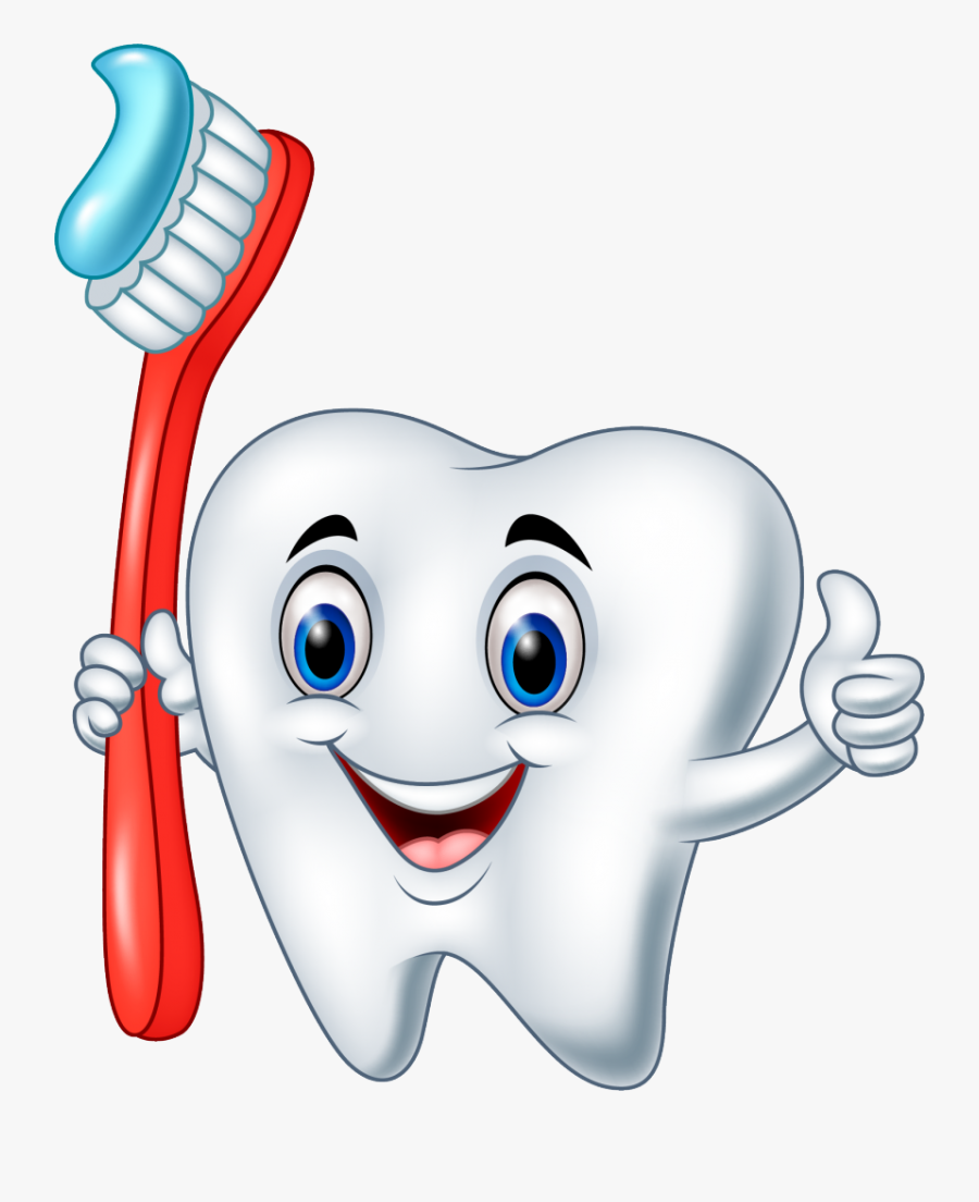 Cartoon Tooth Vector, Transparent Clipart