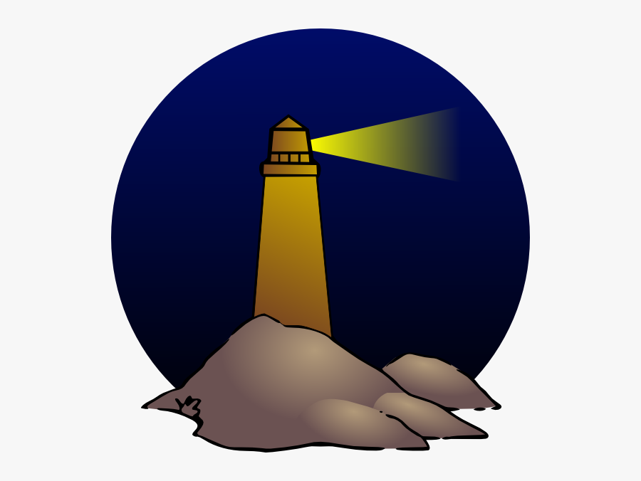 Lighthouse At Night Clipart, Transparent Clipart