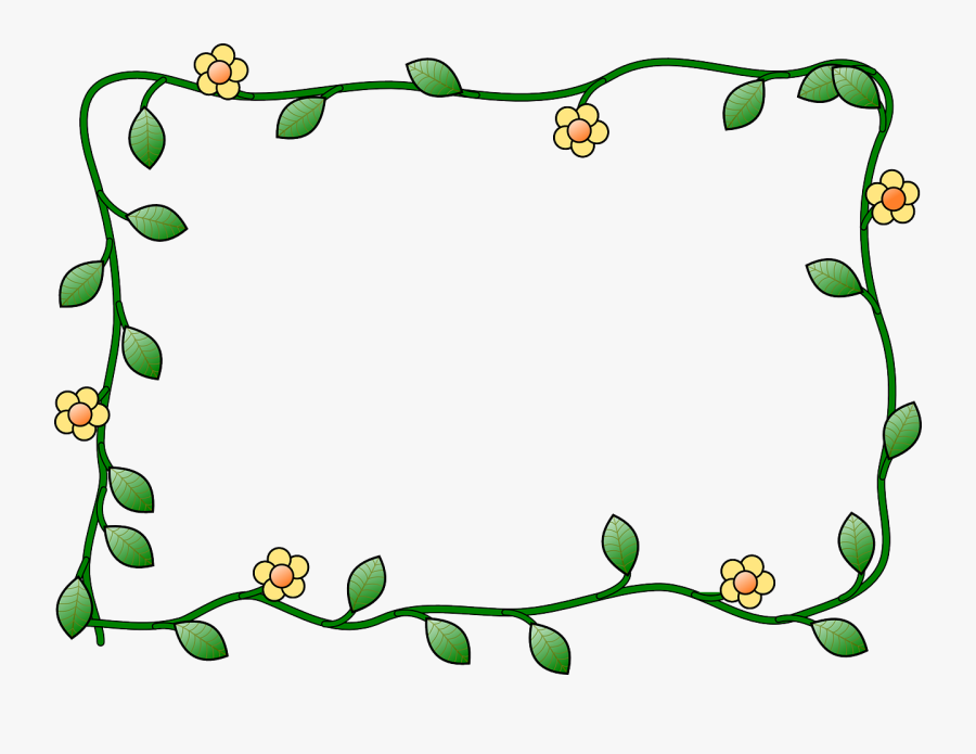 Download Clip Art On - Flower Frame Clipart, Transparent Clipart