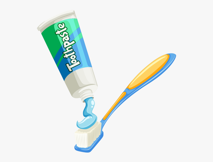 Tooth Paste On Brush Clipart - Clip Art Toothbrush And Toothpaste, Transparent Clipart