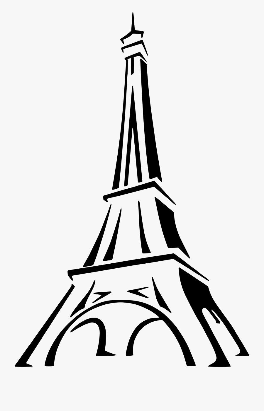 Clipart Eiffel Tower 2 Clipartandscrap - Eiffel Tower Logo Png, Transparent Clipart