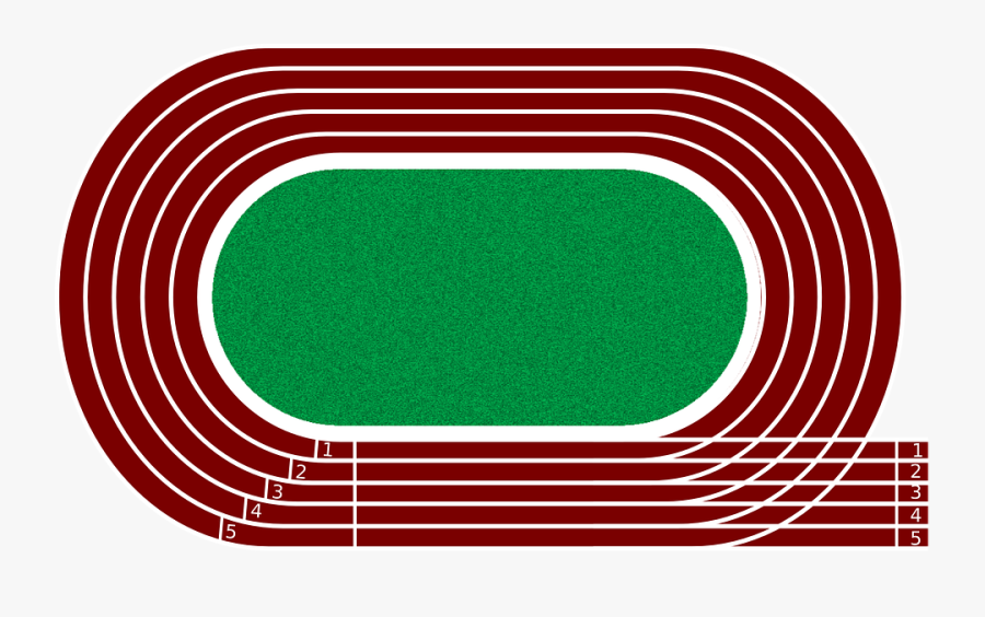 Running, Track, Running Track, Run, Exercise, Sport - Track And Field Oval, Transparent Clipart